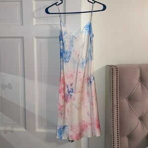 Dannijo Tie-Dye Slip Dress